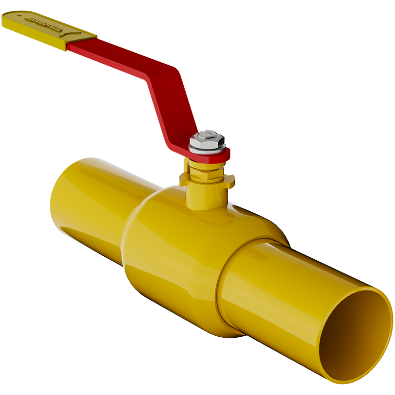 Кран шаровой для газа GAS PRO под приварку стандартнопроходной, с рукояткой, ст. 20, Ду 20-250, Ру 16-40