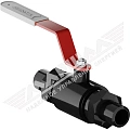 Кран шаровой полнопроходной штуцерный DN40 PN40 ст. 09Г2С